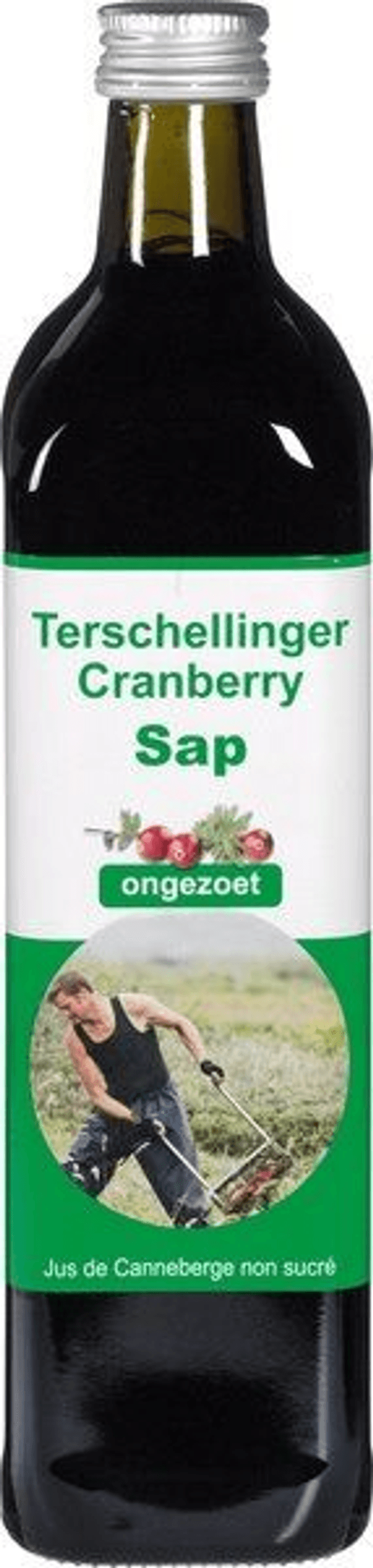 Terschellinger - Cranberry sap puur en ongezoet 750ml