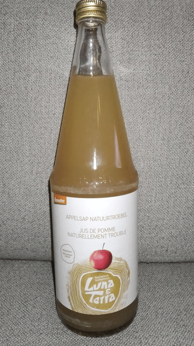 Luna e Terra - appelsap natuurtroebel 1l
