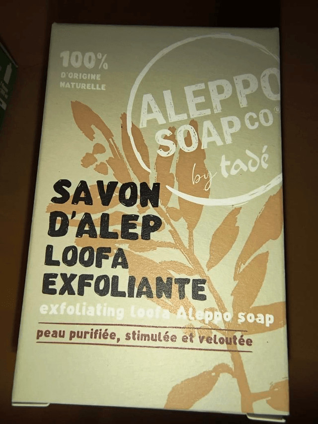 Aleppo soap co - loofa exfoliante bar 150gr