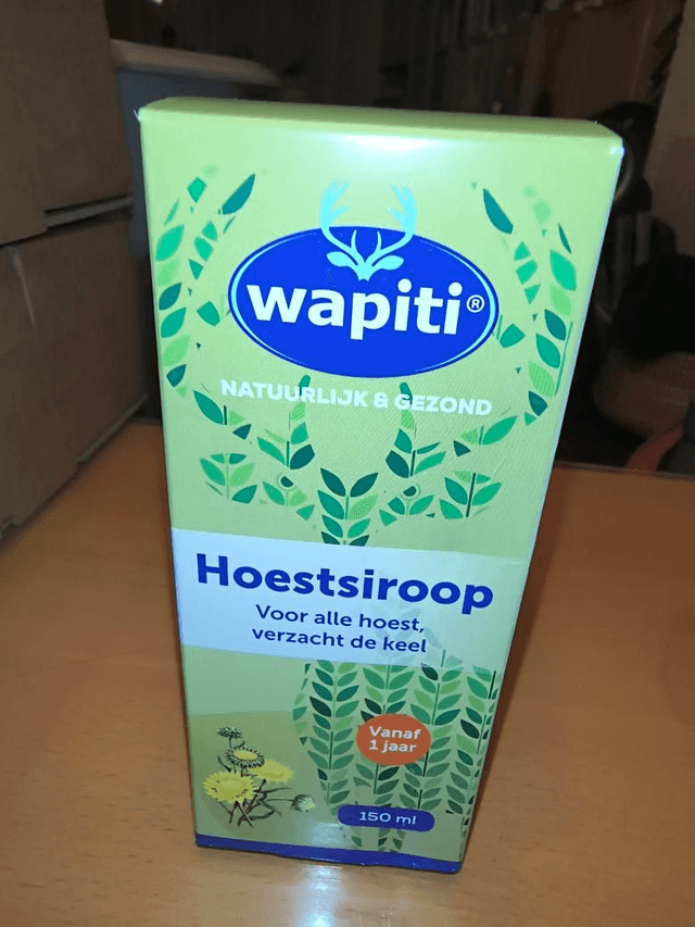 Wapiti - hoestsiroop voor alle hoest 150ml
