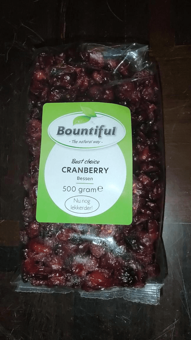 Bountiful Cranberry Bessen 500g
