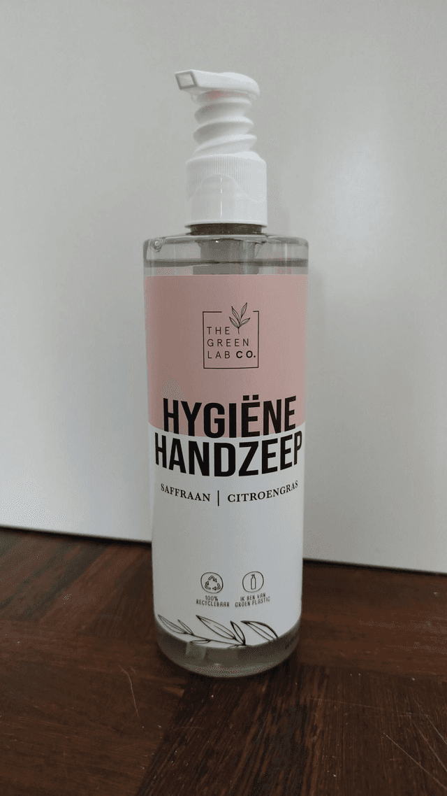 The Green Lab Co - Handzeep vloeibaar saffraan &amp; citroen met pomp